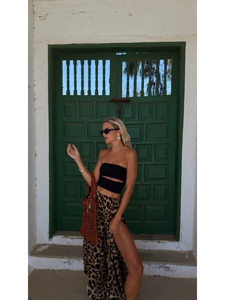 Black Cut Out Top BeChick ❤