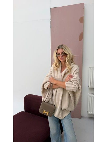 Cream cardigan Alma BeChick ❤