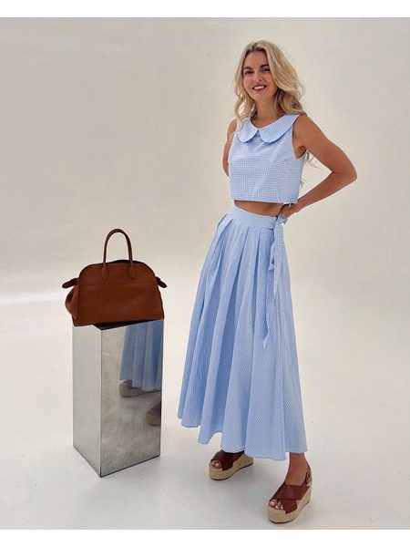 Spring Blue Top &amp; Skirt Set BeChick ❤