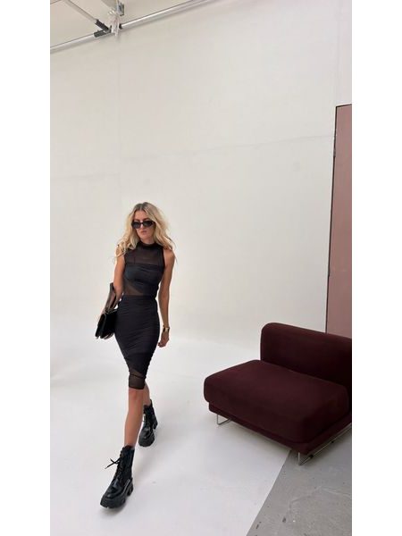 Black mesh dress Aleah BeChick ❤