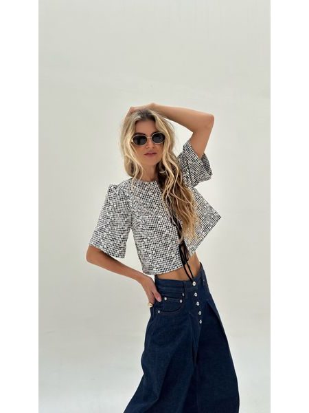 Kostkovaný top Millie BeChick ❤