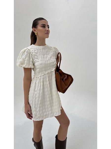 Krémové šaty Winter Doll BeChick ❤