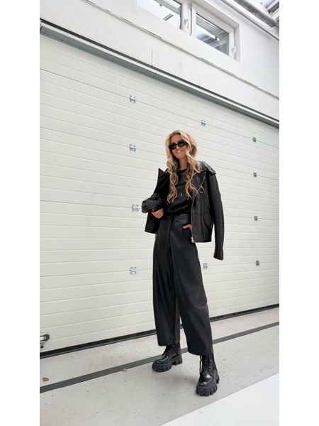 Černé kalhoty Loose Fall BeChick ❤