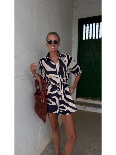 Cotton Jumpsuit Simple Animal BeChick ❤