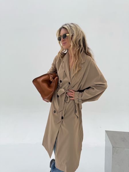 Krémový trench coat BeChick ❤