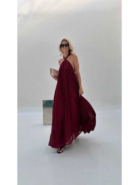 Burgundy maxi dress Desert Rose BeChick ❤
