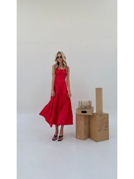 Red Desert Rose Dress BeChick ❤