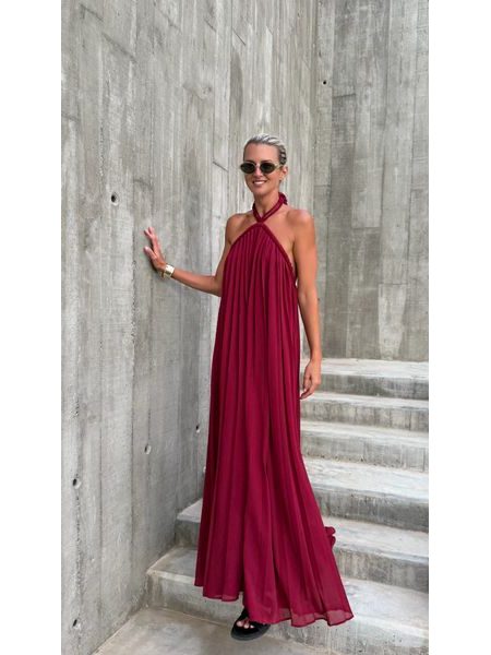 Burgundy maxi dress Desert Rose BeChick ❤