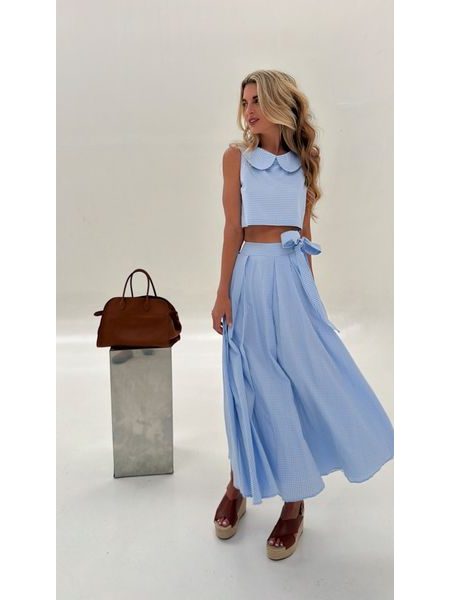 Spring Blue Top &amp; Skirt Set BeChick ❤
