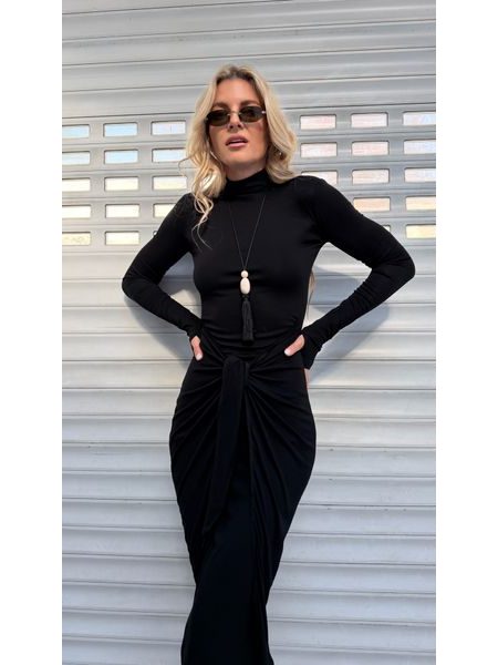 Black Knotty Dress BeChick ❤