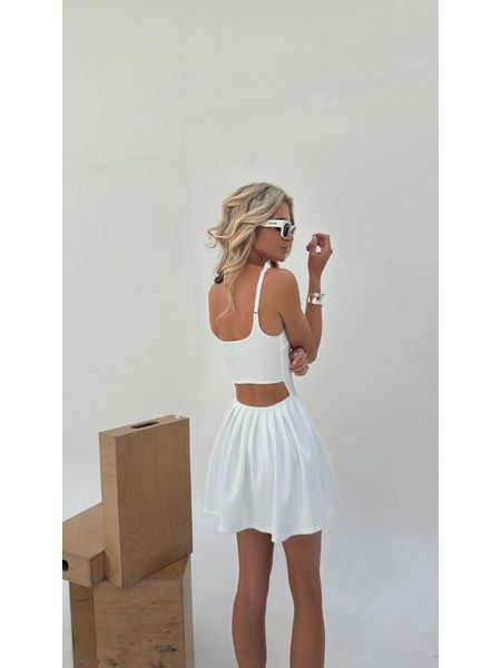 Dress/Playsuit White Scuba BeChick ❤