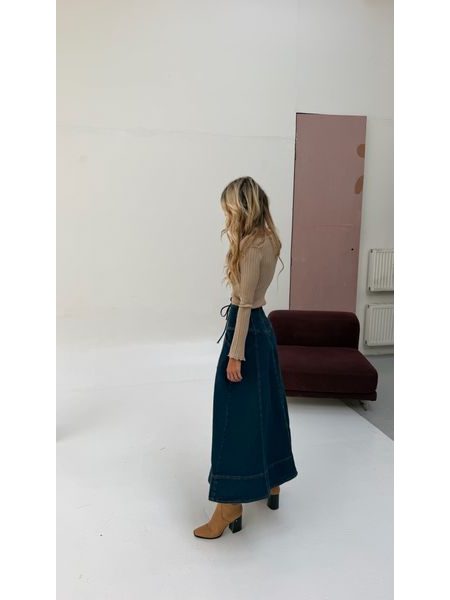 Cream linen top Nuit BeChick ❤