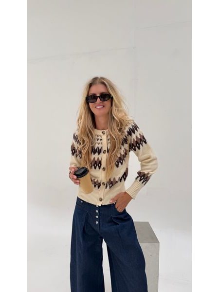 Sienna Cream Cardigan BeChick ❤