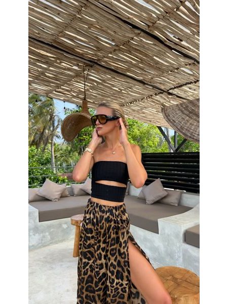 Black Cut Out Top BeChick ❤