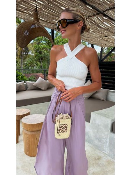 White Bodycon Twist Top BeChick ❤