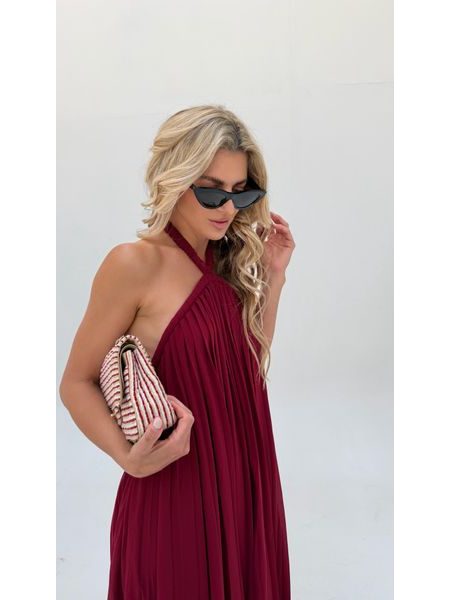 Burgundy maxi dress Desert Rose BeChick ❤