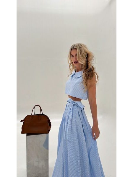 Spring Blue Top &amp; Skirt Set BeChick ❤