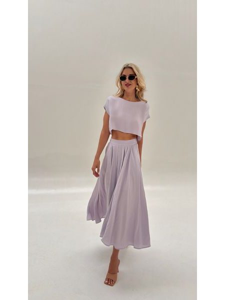 Lavender Top &amp; Skirt Set BeChick ❤