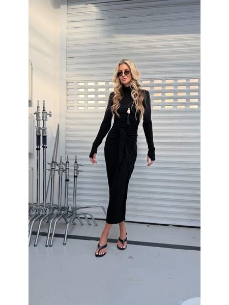 Black Knotty Dress BeChick ❤