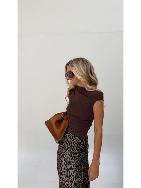 Chocolate Knit Top Sculpt BeChick ❤