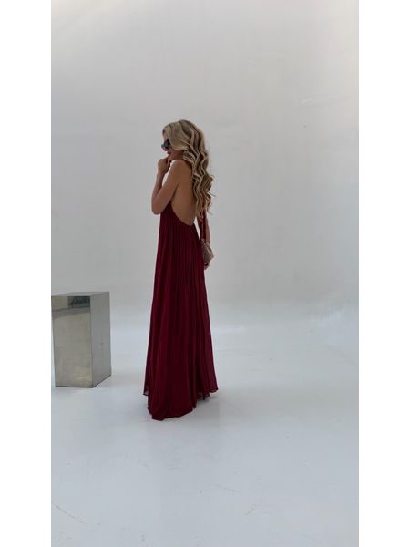 Burgundy maxi dress Desert Rose BeChick ❤