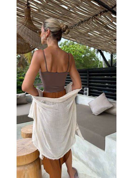 Mocha Wave BeChick ❤ Sports Bra