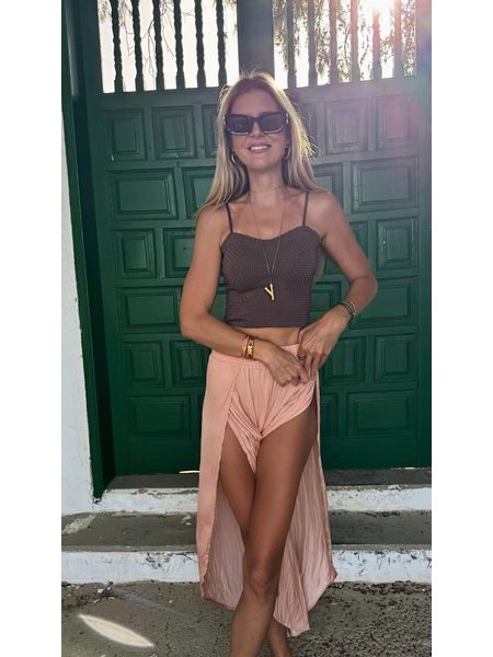 Mocha sportovní podprsenka/top Bubble BeChick ❤