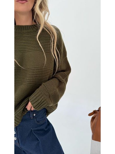 Olive jumper Rawe BeChick ❤