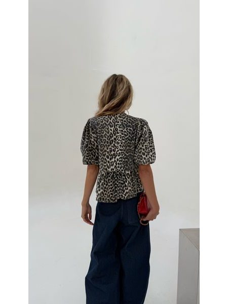 Leopard Print Cotton Sky Top BeChick ❤