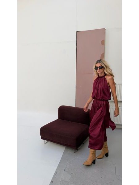 Burgundy Hailey Jumpsuit BeChick ❤