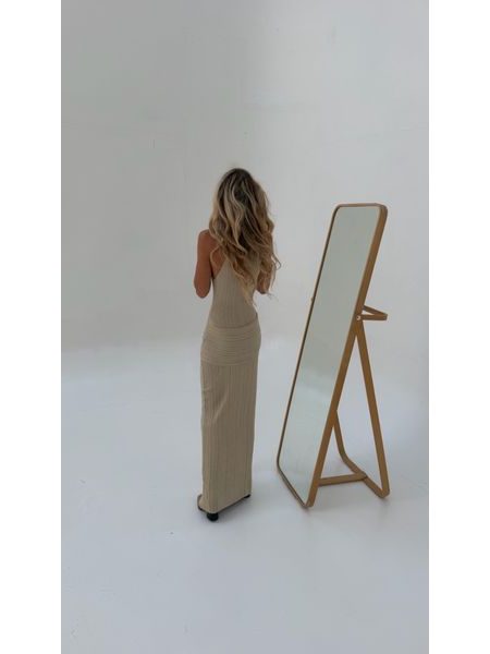 Cream Knit Tie Dress BeChick ❤