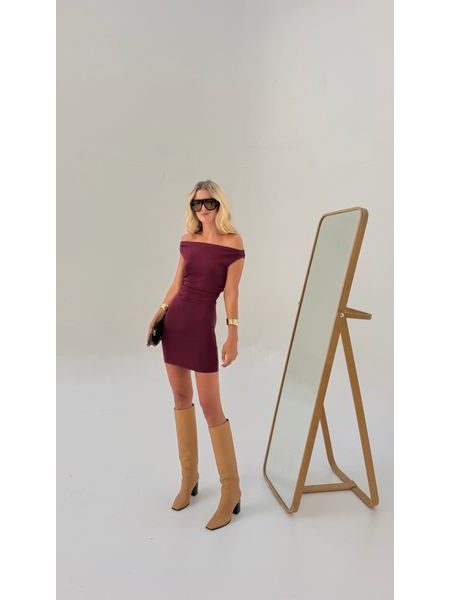 Burgundy Mila BeChick Dress ❤