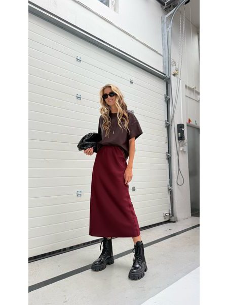 Vínový top Loose Fall BeChick ❤