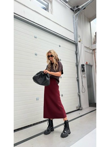 Vínový top Loose Fall BeChick ❤