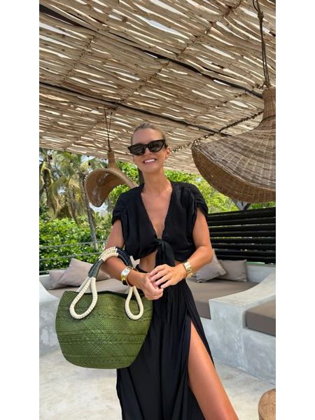 Černý top Knotty Front BeChick ❤