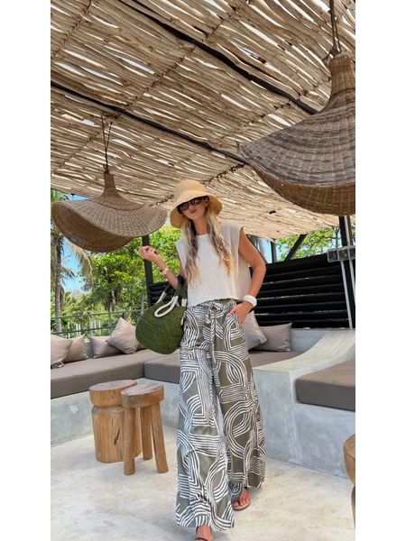 Kalhoty Olive Summer BeChick ❤