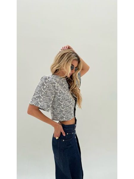 Kostkovaný top Millie BeChick ❤