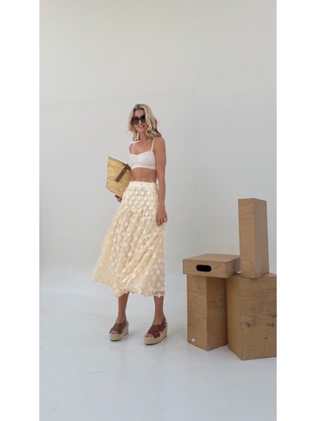 Cream Butterfly Skirt BeChick ❤