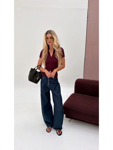 Burgundy Sienna Top BeChick ❤