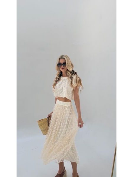 Flower Spring Top &amp; Skirt Set BeChick ❤