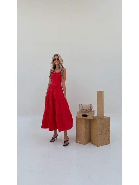 Red Desert Rose Dress BeChick ❤