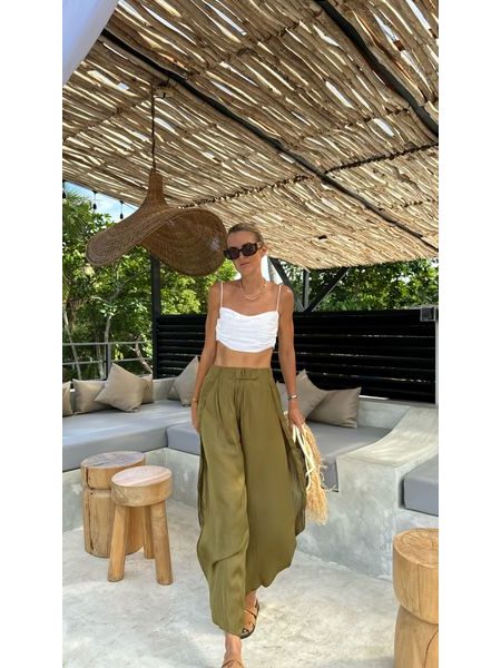 Khaki kalhoty Cali BeChick ❤