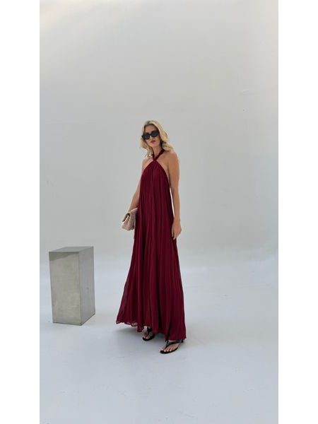 Burgundy maxi dress Desert Rose BeChick ❤