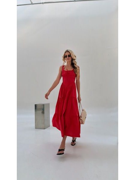 Red Desert Rose Dress BeChick ❤