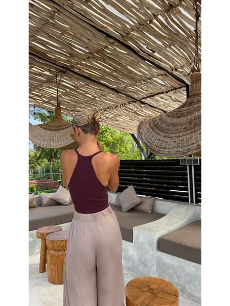 Burgundy Knock Out Bechick Top ❤