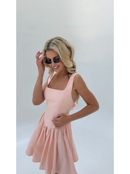 Powder Pink Cotton Dress Ballerina BeChick ❤