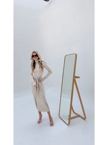 Cream Knotty BeChick Dress ❤