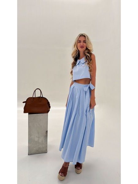 Spring Blue Top &amp; Skirt Set BeChick ❤