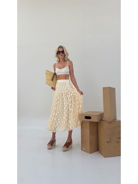 Cream Butterfly Skirt BeChick ❤
