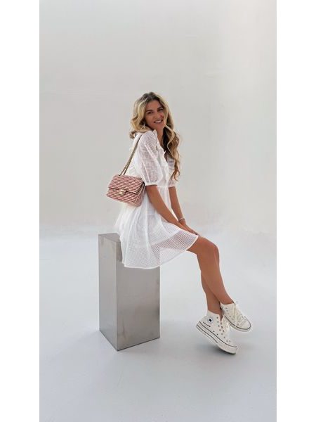 Bílé šaty BabyDoll BeChick ❤